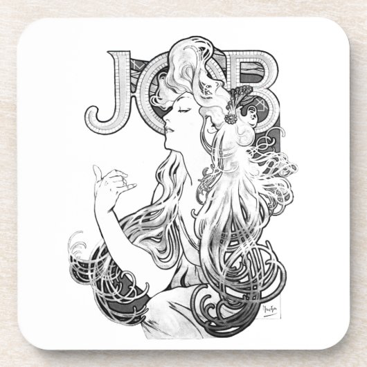 Dessous-de-verre Alphonse Mucha JOB ISOGS (Devant)