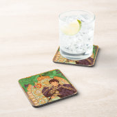 Dessous-de-verre Alphonse Mucha Prince et Dragon (Côté Droit)