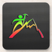 Dessous-de-verre Alpinisme lisse (Devant)