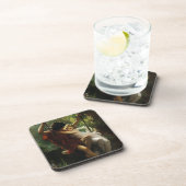 Dessous-de-verre Amants sur une balançoire. Le Printemps de Pierre (Côté Droit)