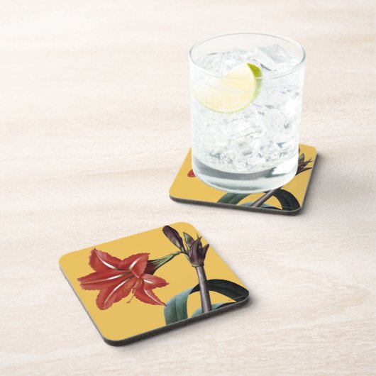 Dessous-de-verre Amaryllis barrée (Côté Droit)