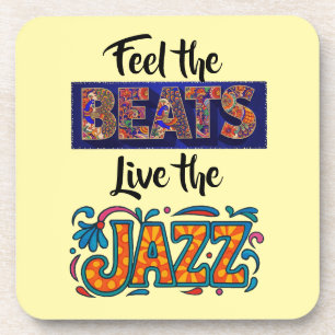 Dessous-de-verre amateur de musique jazz