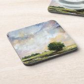 Dessous-de-verre Amber Glow II (Côté gauche)