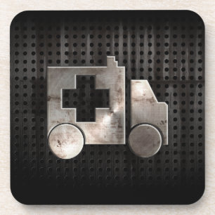 Dessous-de-verre Ambulance rocailleuse