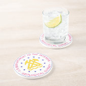 Dessous de verre américain de levés géologiques (Côté)