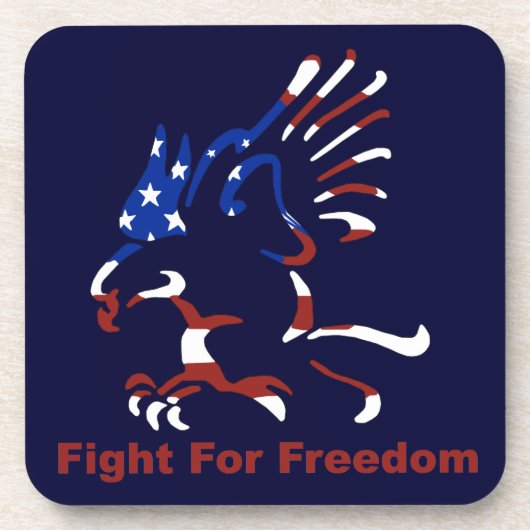 Dessous de verre américains de l'aigle (Devant)