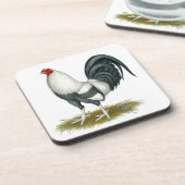 Dessous-de-verre American Game Silver Blue Gamecock (Côté gauche)