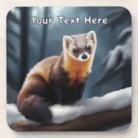 Dessous-de-verre American Pine Marten (Devant)
