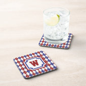 Dessous-de-verre Americana Argyle Square Coaster (Côté Droit)