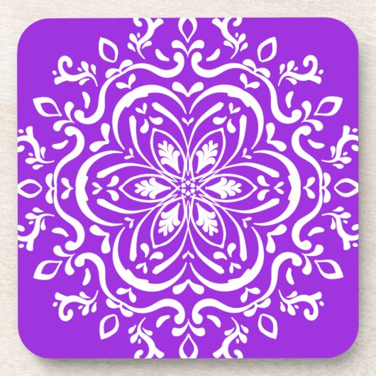 Dessous-de-verre Amethyst Mandala (Devant)