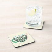 Dessous-de-verre AMIS™ | Café d'abord (Côté Droit)