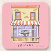 Dessous-de-verre AMIS™ | Central Perk Cartoon Coffee Shop (Devant)