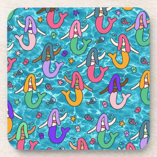 Dessous-de-verre Amis de Mermaid (Devant)