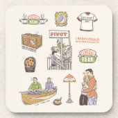 Dessous-de-verre AMIS™ | Icônes de dessin (Devant)