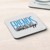 Dessous-de-verre AMIS™ | La Bande (Côté gauche)