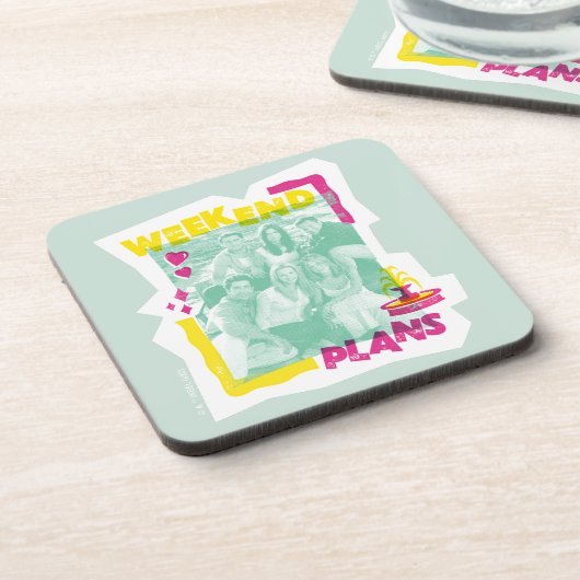 Dessous-de-verre AMIS™ | Plans de fin de semaine (Côté gauche)