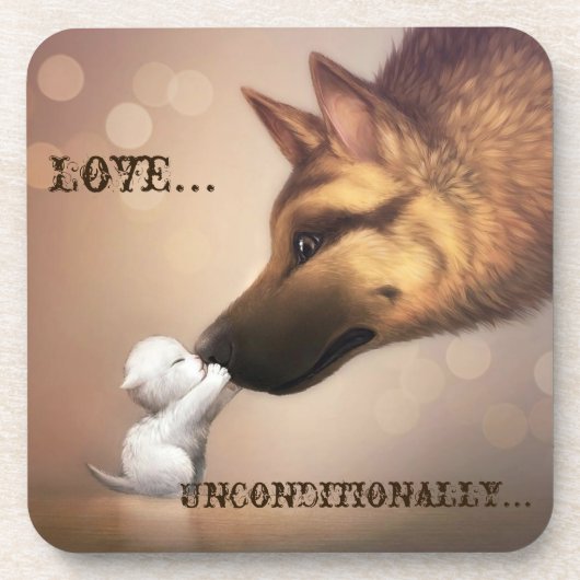 Dessous de verre : Amour (Devant)