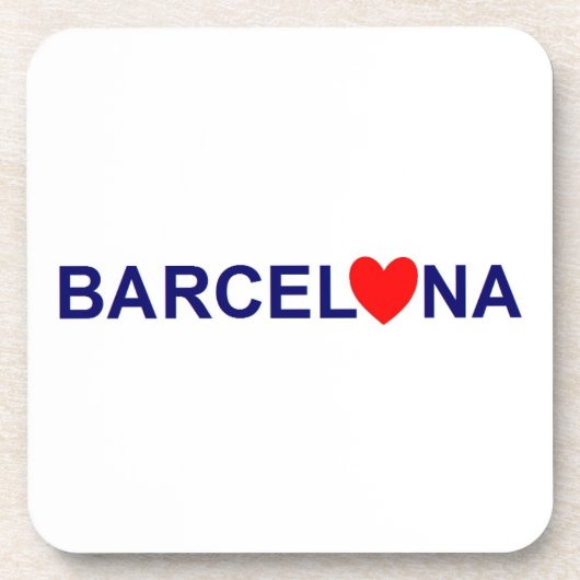 Dessous-de-verre Amour de Barcelone (Devant)