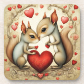 Dessous-de-verre Amour des écureuils 1 (Devant)