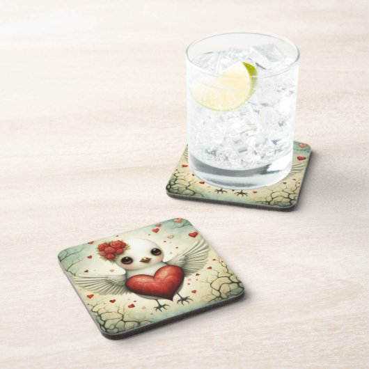 Dessous-de-verre Amour des oiseaux 2 (Côté Droit)