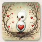 Dessous-de-verre Amour des oiseaux 4 (Devant)