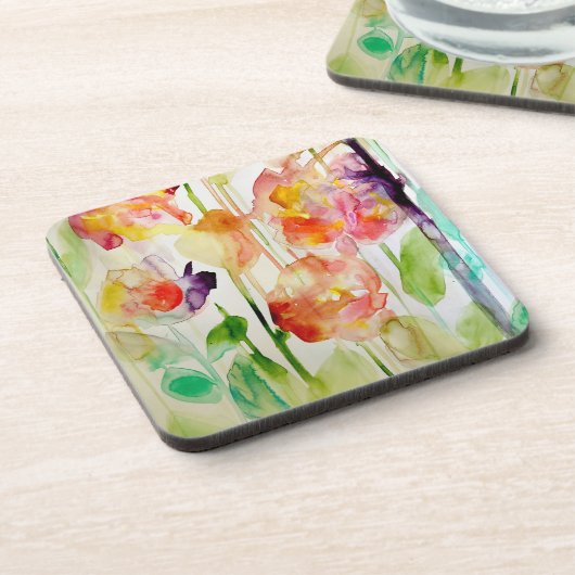 Dessous-de-verre amour floral (Côté gauche)