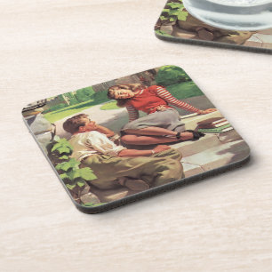 Dessous-de-verre Amour vintage et romance, Épouses du lycée