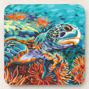 Dessous-de-verre Amoureux de mer I