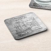 Dessous-de-verre Amusants Parenting Pirate Citation Pirate Navire (Côté gauche)