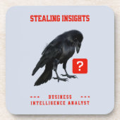 Dessous-de-verre Analyste en intelligence d'affaires Crow (Devant)