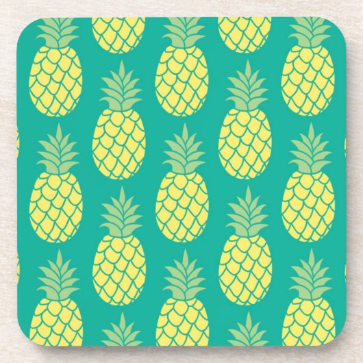Dessous-de-verre Ananas en pastel (Devant)
