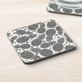 Dessous-de-verre Ananas monochromes (Côté gauche)