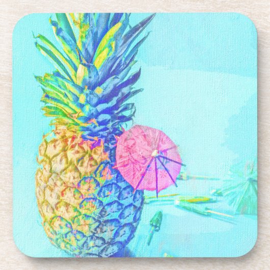 Dessous-de-verre Ananas Tropical (Devant)