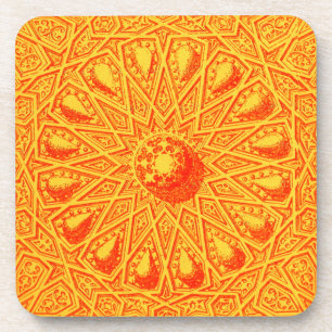 Dessous-de-verre ancien motif moyen-oriental