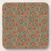 Dessous-de-verre Ancien tissu d'art Abstrait (Devant)