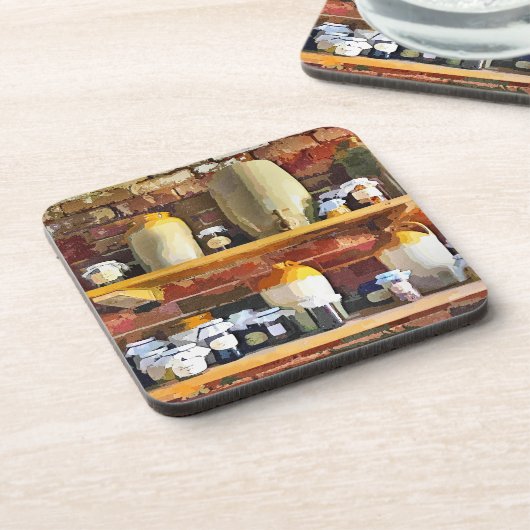 DESSOUS-DE-VERRE ANCIENNE ANGLETERRE (Côté gauche)