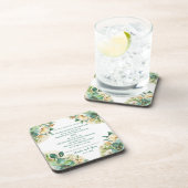 Dessous-de-verre Ancienne bénédiction irlandaise sur poussière d'or (Côté Droit)