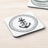 Dessous-de-verre Ancre mignonne (Côté gauche)