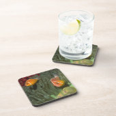 Dessous-de-verre Anemonefish rose dans l'actinie de Magnificant (Côté Droit)