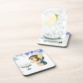 Dessous-de-verre Ange de Menorah (Côté Droit)