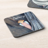 Dessous-de-verre Ange sculpté dans l'arbre Thunder Cove (Côté gauche)