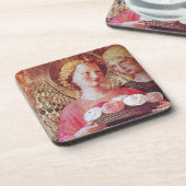 DESSOUS-DE-VERRE ANGEL AVEC ROSES (Côté gauche)