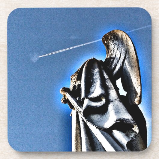 Dessous-de-verre Angel et contrail (Devant)