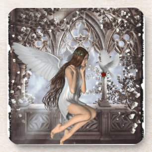 Dessous-de-verre Angel et sa colombe