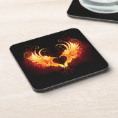 Dessous-de-verre Angel Fire Heart with Wings (Côté gauche)