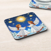 Dessous-de-verre anges de la Saint-Valentin (Côté gauche)