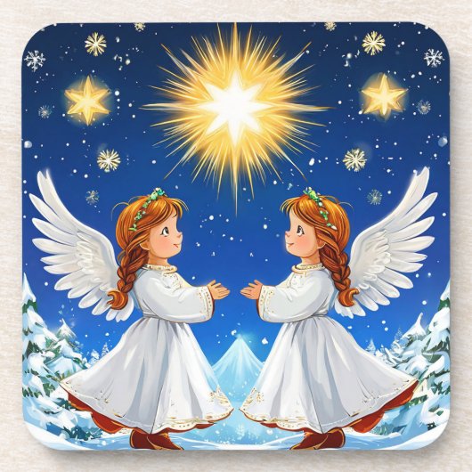 Dessous-de-verre anges de la Saint-Valentin (Devant)