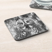 Dessous-de-verre AnimalArtBW_Owl_001 (Côté gauche)