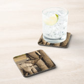 Dessous-de-verre Animaux de bébés cutest | Baby Elephant & Mama (Côté Droit)