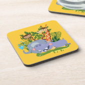 Dessous-de-verre Animaux mignons de safari (Côté gauche)